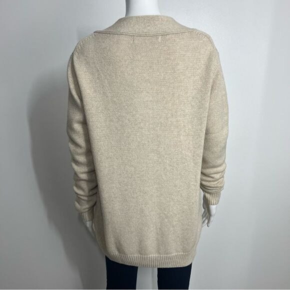 NWT One Grey Day V Neck Tunic Sweater - XS - Picture 4 of 8